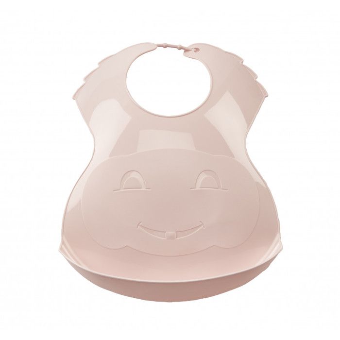 THERMOBABY Bavoir semi-rigide - Rose poudré