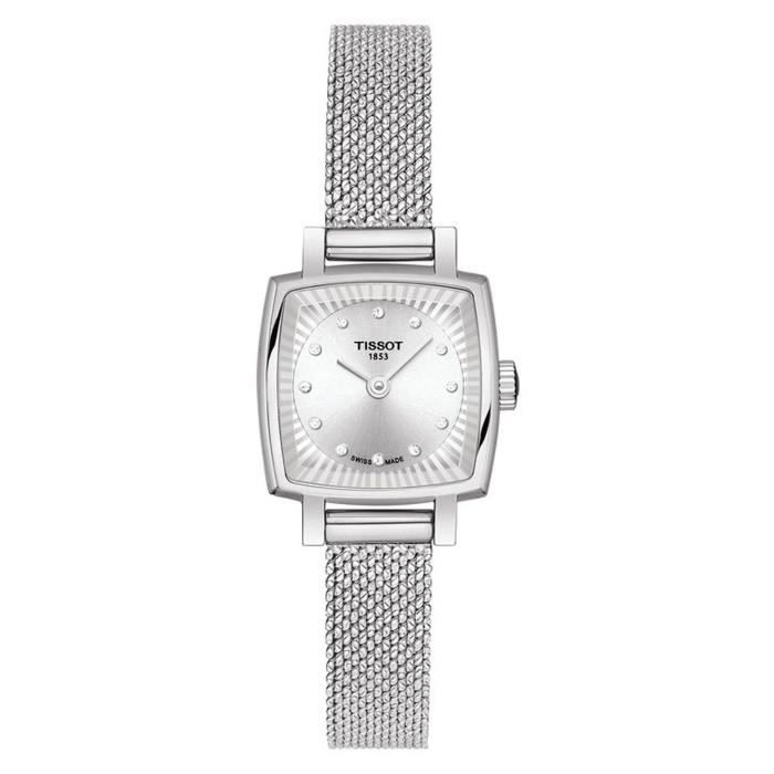 Montre Bracelet - TISSOT - Montre femme Tissot Lovely Square acier
