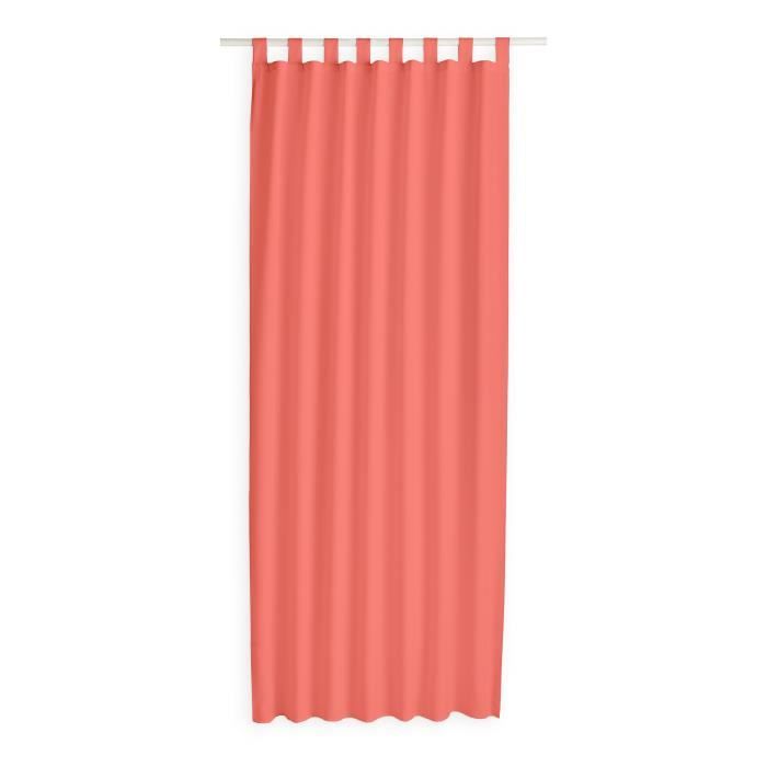 TODAY Rideau à Pattes 140-260 Corail Rideau à Pattes 140-260 Polyester 140 x 260 cm