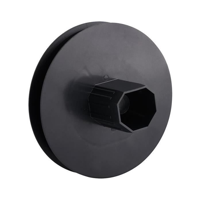 Treuil volet plastique pointe métallique 120x40 mm. Sangle 14 mm