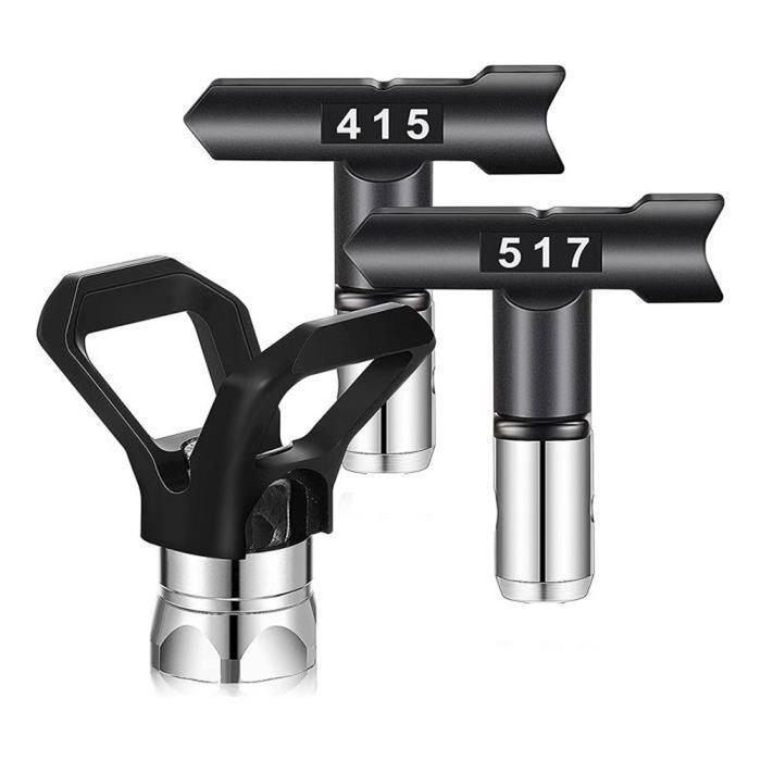 10 Buses De Pulvérisation Pour Pistolet Airless - Embouts Noirs Référence 109-829 - LISM