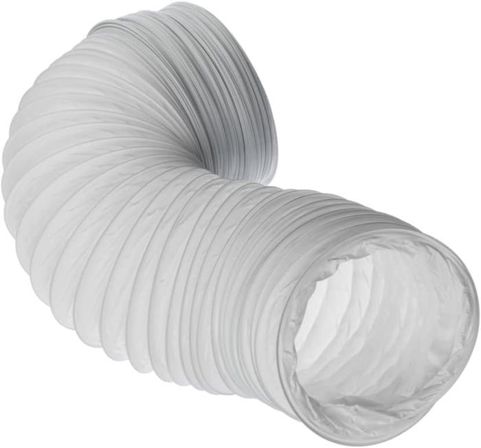 Tuyau D'évacuation Air JVJ Ø130mm - 1.5m, Pour Climatiseur Mobile, Sèche-linge, Hotte | Polypropylène