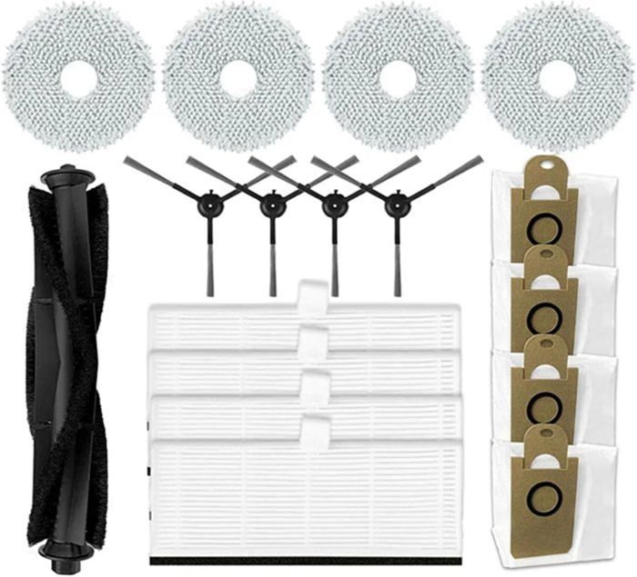 JOYSOG Accessoires pour aspirateur Robot Proscenic M9, 1 Brosse