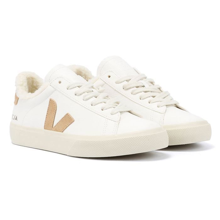 Veja Veja Campo Winter Baskets blanches en cuir pour femmes