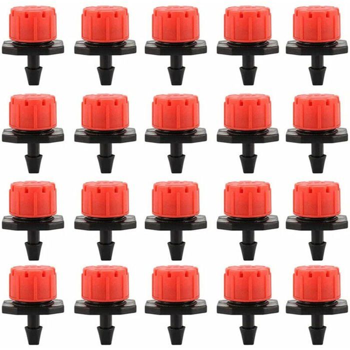Kit De 20 Arroseurs Goutte-à-goutte Pour Plantes - Valve Réglable, Système D'arrosage Automatique Pour Intérieur/extérieur