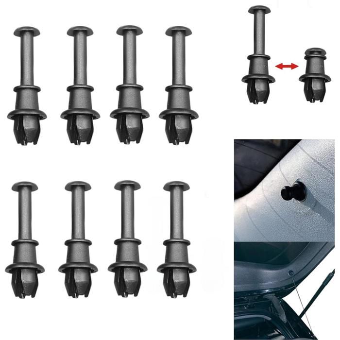 Bouton De Fixation Sangle Pour Audi A3 8P, Q5 - Pièce D'origine 8P0862528 - Pour étagère De Coffre Ou Sangles De Chargement - 6