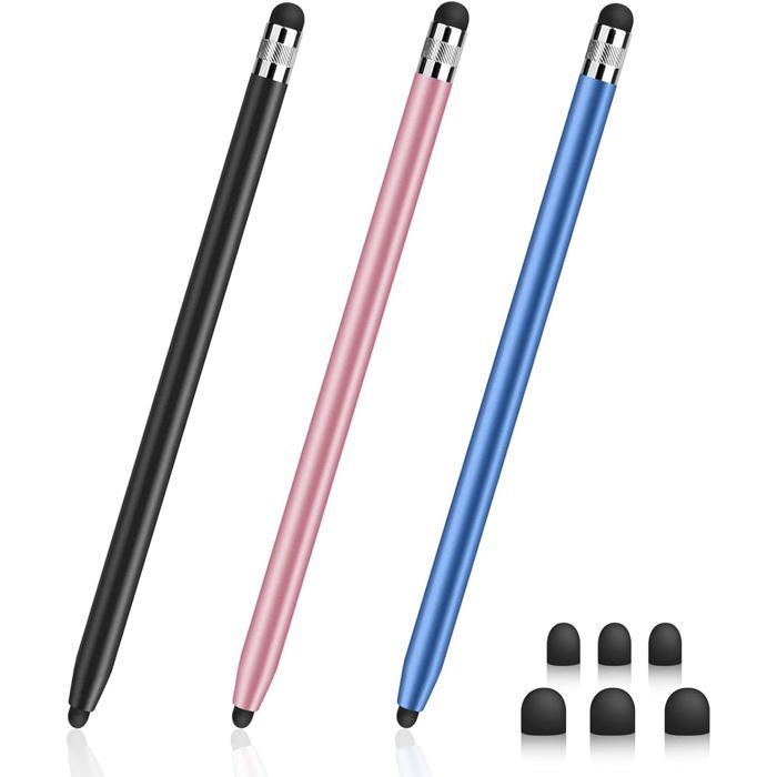 Lot De 10 Stylets Capacitifs Pour écran Tactile - Universel, Aluminium, Couleur Aléatoire, Neuf