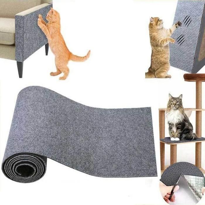 Meilleurs prix pour Tapis griffoir - YYV - 200x40cm - Autocollant - Découpable - Intérieur