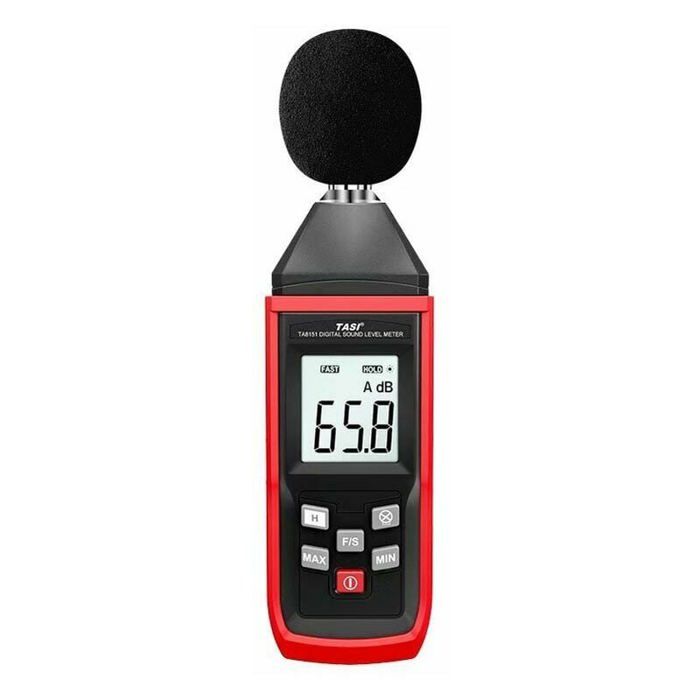 Décibelmètre Numérique S8607 - Plage 30 à 130 DB, écran LCD Rétroéclairé - Pour Mesurer Le Bruit à La Maison, à L'école, Etc.