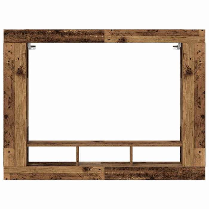 NEUF Armoire TV - Marron - Meuble TV - TABLE TV - Bois ancien 152x22x113 cm - Bois dingénierie TT5300
