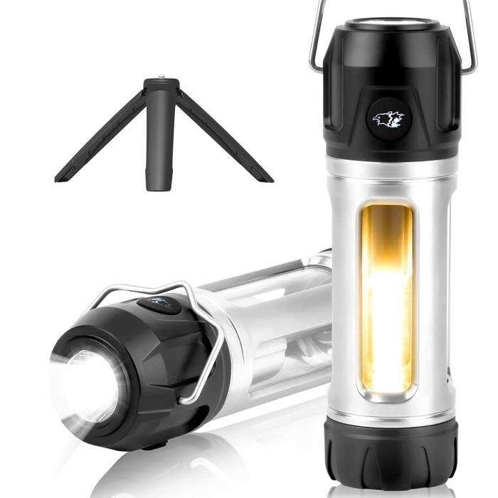 Lanterne Camping Rechargeable Lampe Camping Imperméables LED Lampe Led Rechargeable Super Brillant [Classe énergétique F]