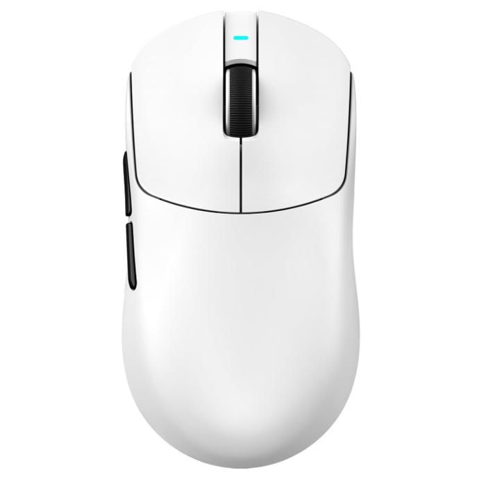Souris de jeu sans fil ATTACK SHARK X8 Ultra ultra-légère (55 g) avec connexion BT/24 GHz sans fil/filaire - Blanc