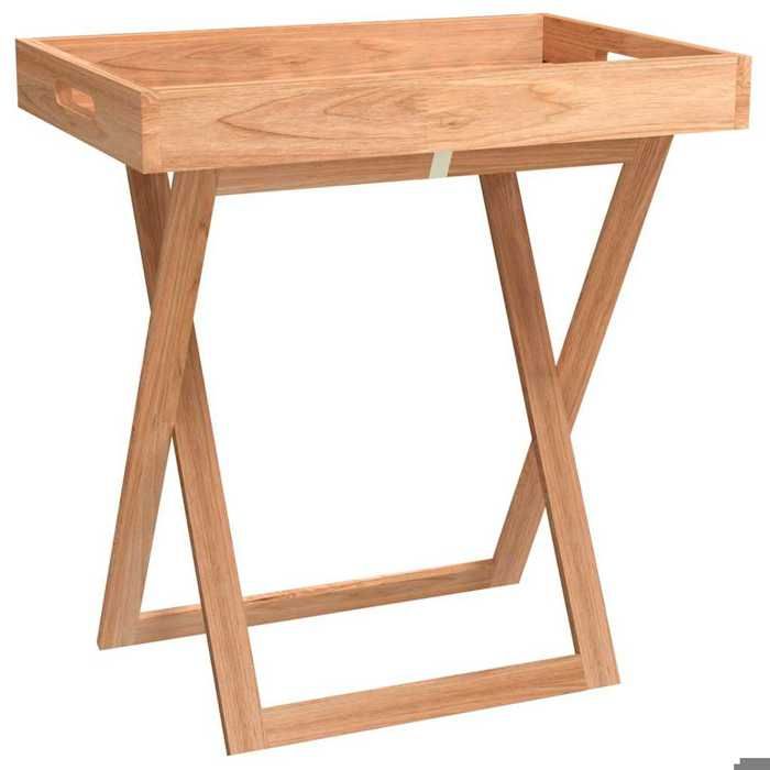 NEW Table à plateau pliante - design simple - Capacité 20 kg - 52x36x565 cm Bois massif de noyer FR_91375 NEW Table à plateau pliante - design simple - Capacité 20 kg - 52x36x565 cm Bois massif de noyer FR_91375
