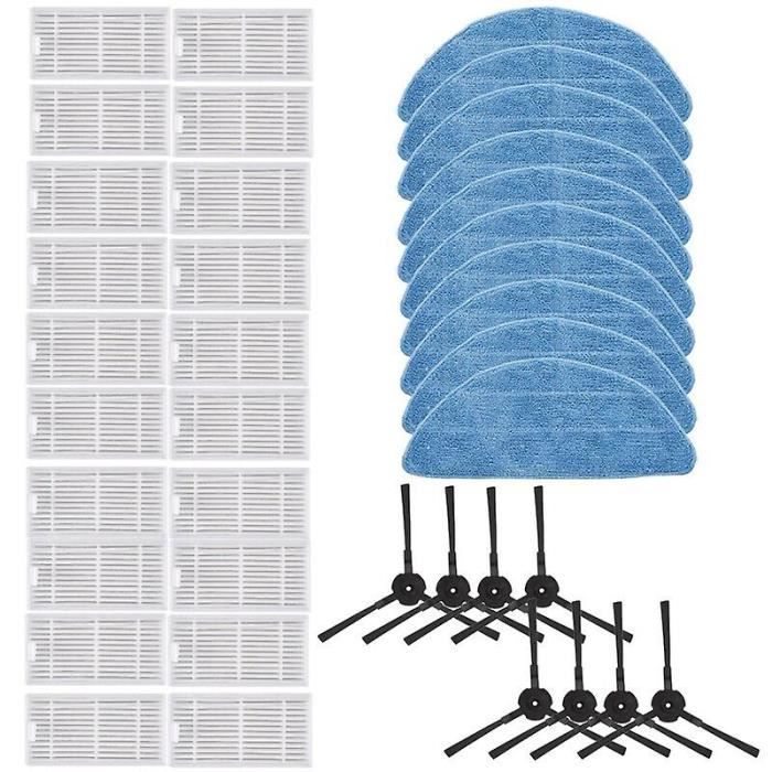 4 Filtri HEPA + Spazzola Per Aspirapolvere Ilife – Compatibile Con V3S, V5, V50 E Altri Modelli