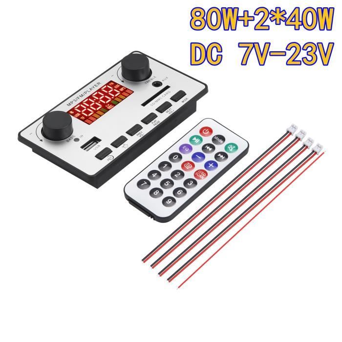 Carte Amplificateur De Décodeur Audio Bluetooth 2x80 W 160 Lecteur 12 V Diy Mp3 Module Radio Fm Voiture Tf Usb 88291628