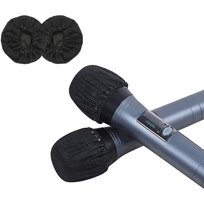 200pcs Housse de microphone jetable 8,5 cm avec bande élastique non tissée,  housse de micro de karaoké jetable, housse de micro A225 - Cdiscount Jeux -  Jouets