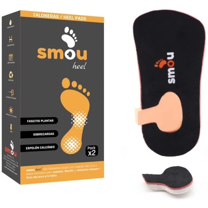 Talonnettes Orthopédiques Longues – Thermo-liège Dur, Cuir Végan, Tailles 35-46, épaisseurs 3 à 15 Mm (paire)