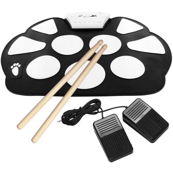 Rouler Kit Drum Pad électronique - Cdiscount Instruments de musique