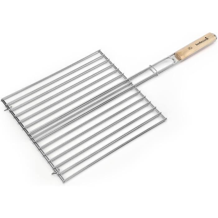 Grille de barbecue recoupable en acier 70 x 40 cm Grille de barbecue recoupable en acier 70 x 40 cm
