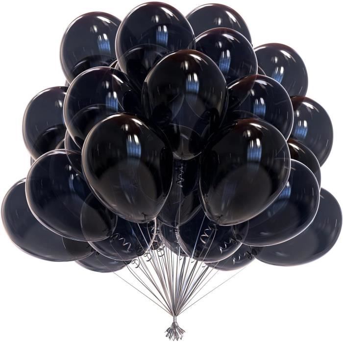 Lot de 10 Ballons de baudruche sérigraphiés 70 ans, Diam. 28 cm , pour déco  anniversaire