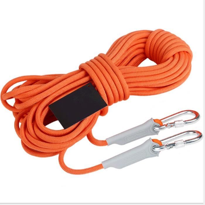 Corde de sécurité corde d'escalade en plein air corde d'assurance ligne de  vie corde d'assurance survie sauvage équipement de survie - Cdiscount Sport