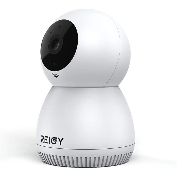 Caméra WiFi Hama 1080p - Détection Mouvement, Vision Nuit, Audio Bidirectionnel - Pour Intérieur, Compatible Alexa/Google - 2