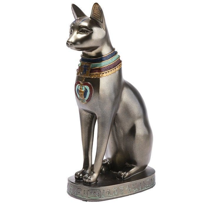 Grande Deesse Bastet Chat Hauteur 19 Cm Cdiscount Maison