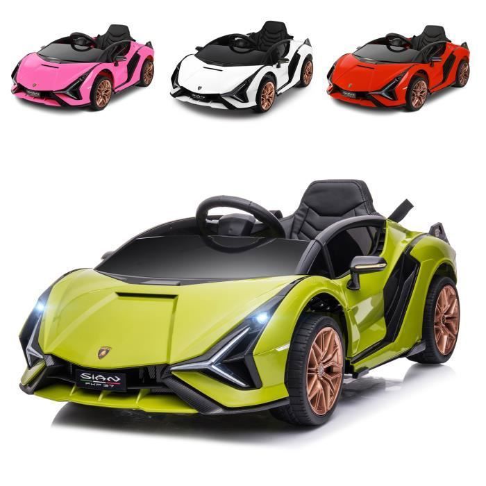 Voiture électrique pour enfants Lamborghini MP4 Vert 12V avec écran tactile  bluetooth télécommande parentale - Cdiscount Jeux - Jouets