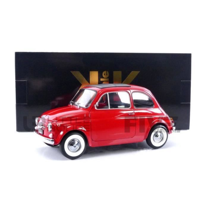 Voiture Miniature de Collection - KK SCALE MODELS 1/12 - FIAT 500 - 1968 -  Red - 120031R - Cdiscount Jeux - Jouets