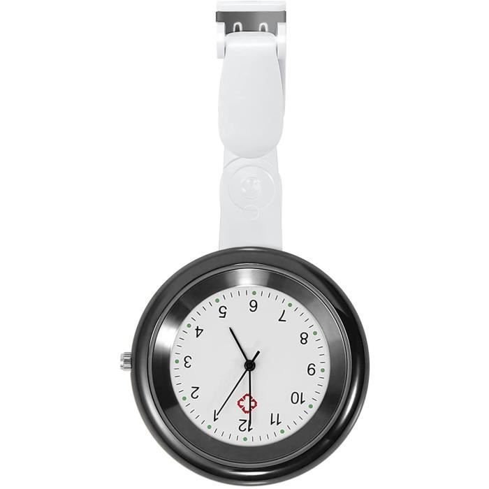 Montre de Poche avec pingle Montre Infirmiere Clip Montre d