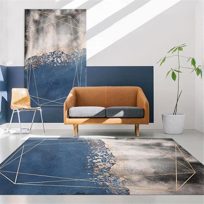 Tapis Decoration Chambre Bebe Fille Tapis De Salon Design Graffiti Geometrique De Style Degrade Gris Bleu Tapis Decoration Chamb105 Cdiscount Auto