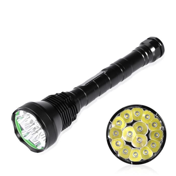 15800 Lumens 15 Leds 15t6 Lampe Torche Militaire De Poche Tactique Ultra Puissante Zoom Led 15t6 Avec 5 Modes De Lumieres Achat Vente Lampe De Poche 15800 Lumens 15 Leds 15t6 L Cdiscount