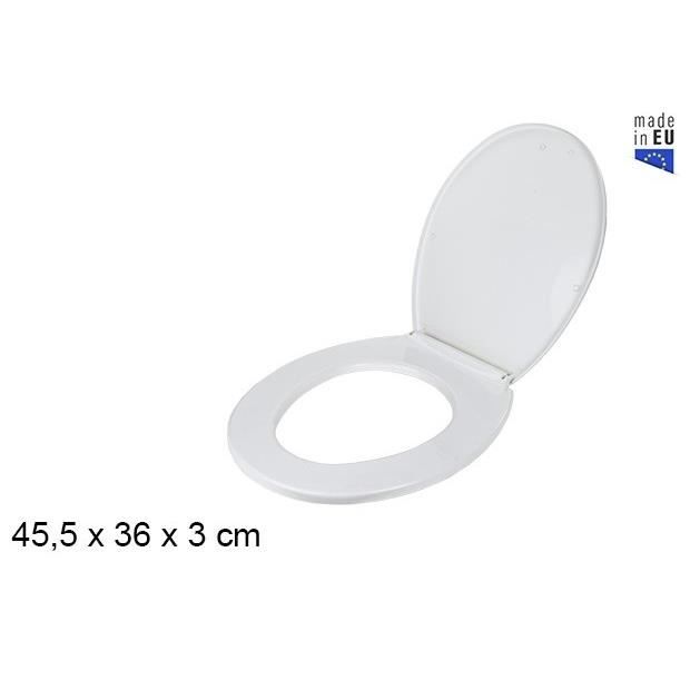 Fixation abattant deals wc plastique