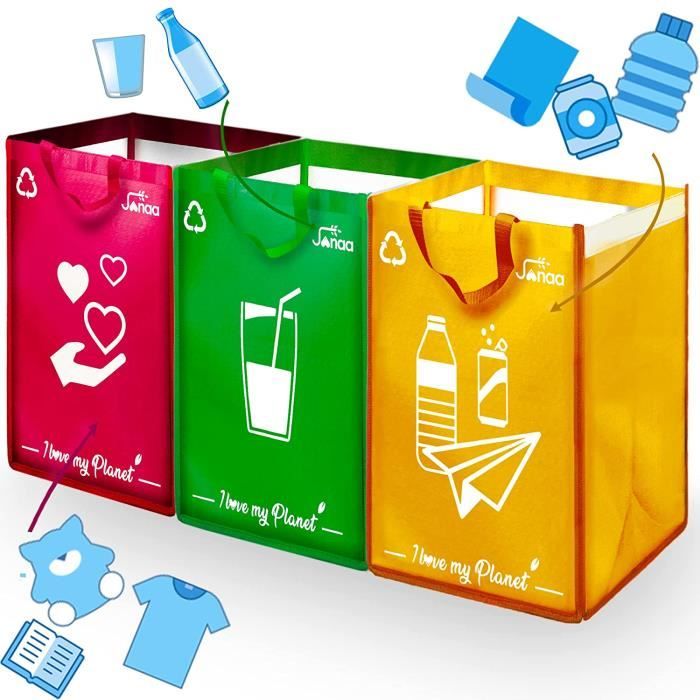 Sac jaune top recyclage