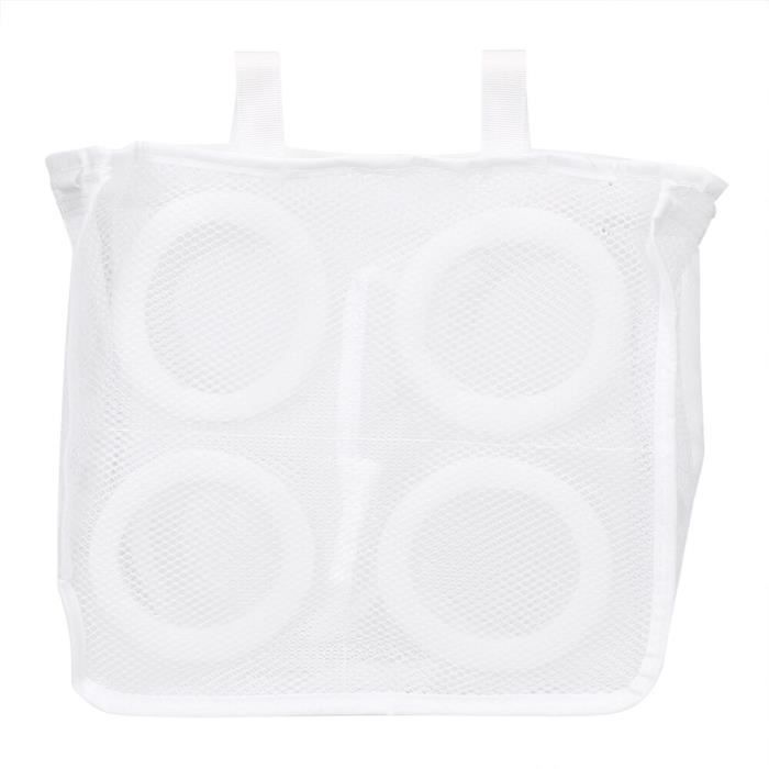 Sac De Lavage Pour Chaussures - Lot De 2 Sacs En Polyester Réutilisables, 39 X 19 Cm, Pour Machine à Laver