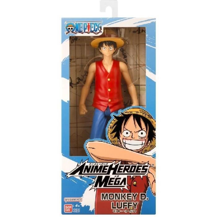 Figurine One Piece BANDAI Anime Heroes Mega 38331 Luffy 30 cm
