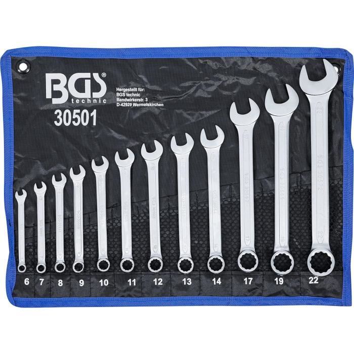 Jeu De 22 Clés Mixtes à Cliquet WORKPRO – Acier Chrome-vanadium – Métrique Et Standard – Garantie à Vie