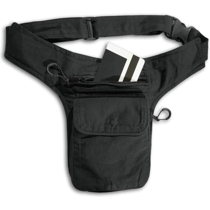 Porte-Monnaie BROGUEL Pour Chauffeurs Et Serveurs - Organisateur De Pièces Noir - Pratique Et Durable