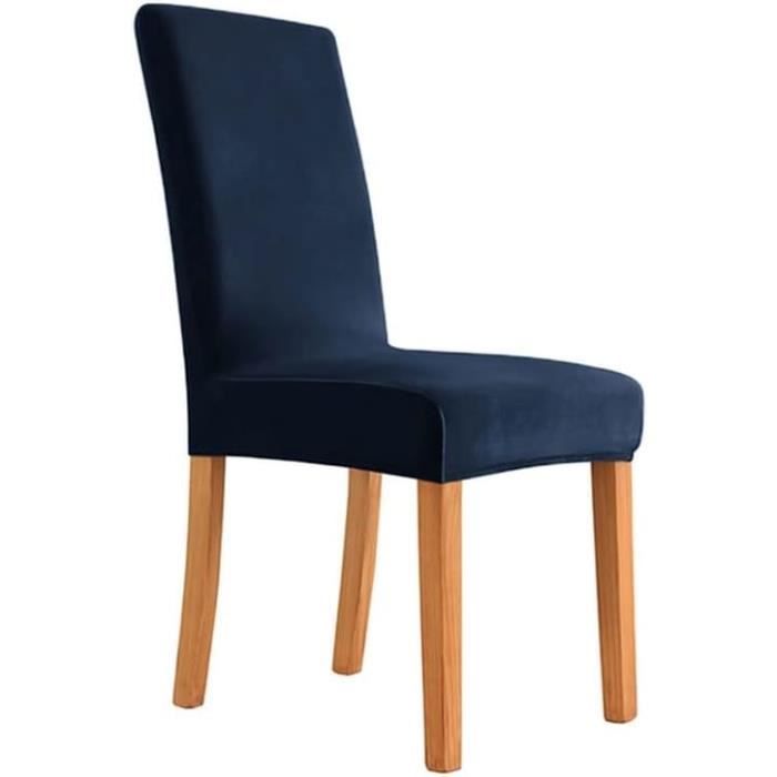 Odot Housse De Chaise Salle à Manger, 2/4/6 Pièces Housse Chaise Extensible Couverture De Chaise Universelle Haut Dossier Protège Chaise Pour Banquet, Hôtel (Lot De 2,Beige2