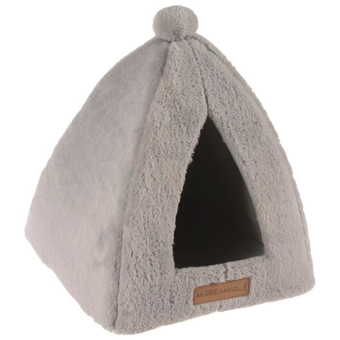 Comparer les prix de M PETS Tipi Yull - Gris - Pour chat