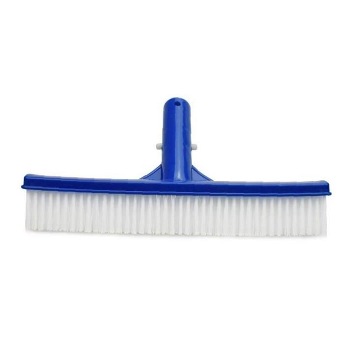 Brosse De Nettoyage Pour Coins Et Marches De Piscine - Poils Nylon, Compatibilité Tuyaux Standards - Pour Piscine Enterrée, Hors-sol, Spa