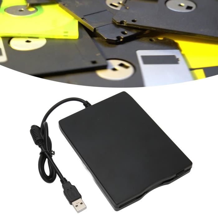 Lecteur de disquette USB 3,5 pouces USB Lecteur de disquette