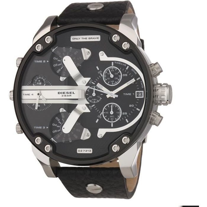 Diesel on sale montre noir