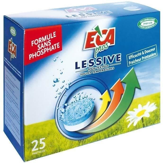 Lessive tous textiles et toutes températures - x25 pastilles