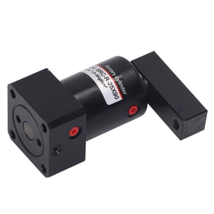 Cylindre Pneumatique Rotatif MSQB-30A – Angle Réglable 0-190°, étanche, Avec Anneau Magnétique Intégré - 4