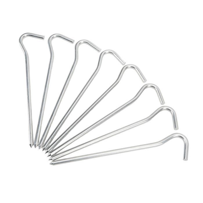 100 Clips à Ressort En Acier – Pour Fixer Poteaux De Tente, Kayak, Tubes – Diamètre Perle 5,5 Mm, Longueur 8,5 Mm - 6