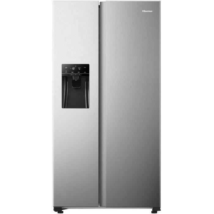 Hisense RS650N4AD1 - Réfrigérateur américain - 499L (334+165 L) - froid  ventilé total - L91cm x H179cm - Silver - Achat / Vente réfrigérateur  américain Hisense RS650N4AD1 - Réfrigérateur américain - 499L (334+165 L) -  froid ventilé total - L91cm x