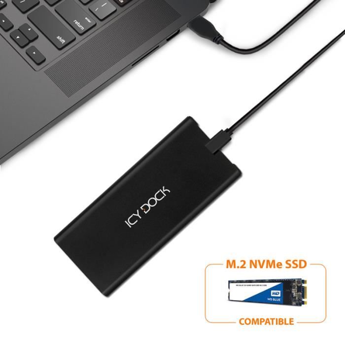 Icy Dock MB861U31 1M2B Boîtier de disques de stockage Enceinte ssd .2 Neuf - vue 4