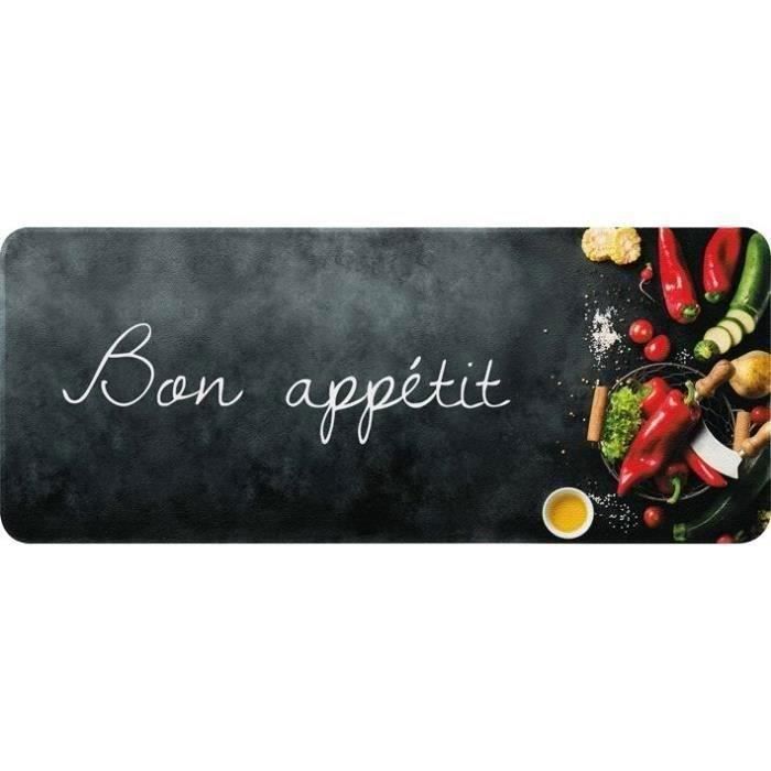 Tapis de cuisine - 50x120 cm - Bon appétit