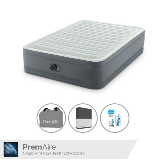 Lit à air Intex Ultra Plush avec tête de lit